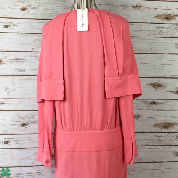 NWT See By Chloe Double Cuff Cape Dress Size 6 - Picture 3 of 10